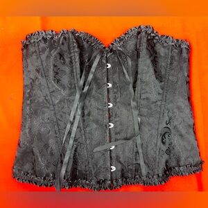 Black 3XL women’s sexy, rocker, gothic corset